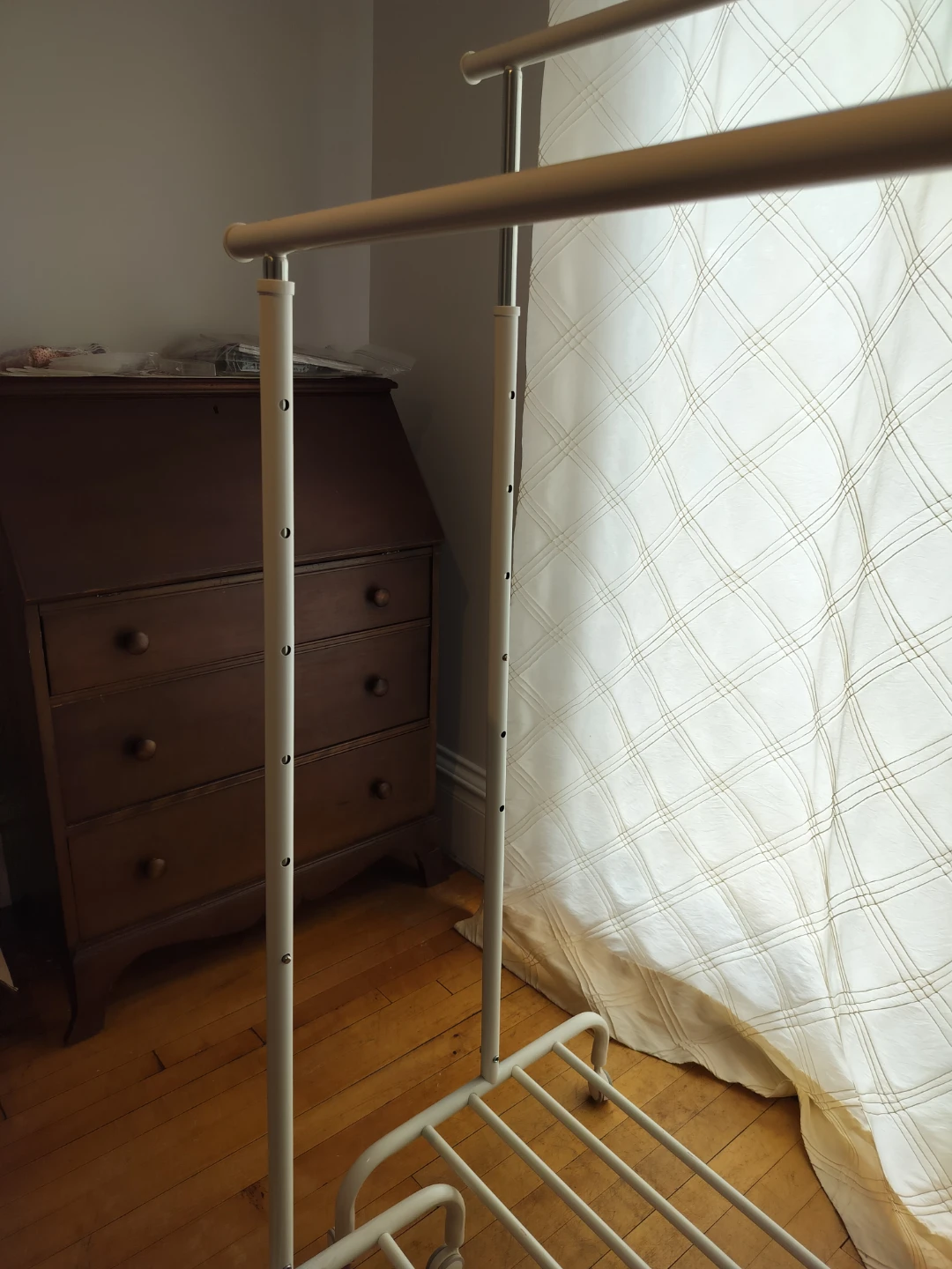 Two Clothes Racks with Wheels - photo 2