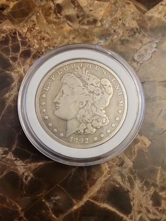 Collection of Morgan Silver Dollars (1890, 1892, 1921) - photo 3