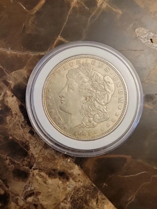 Collection of Morgan Silver Dollars (1890, 1892, 1921) - photo 4