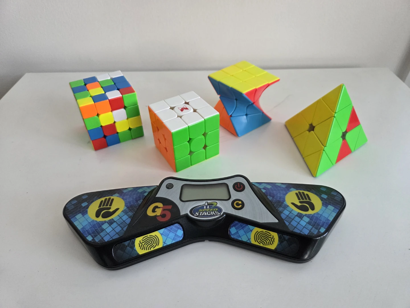 4 Cubes and Timer