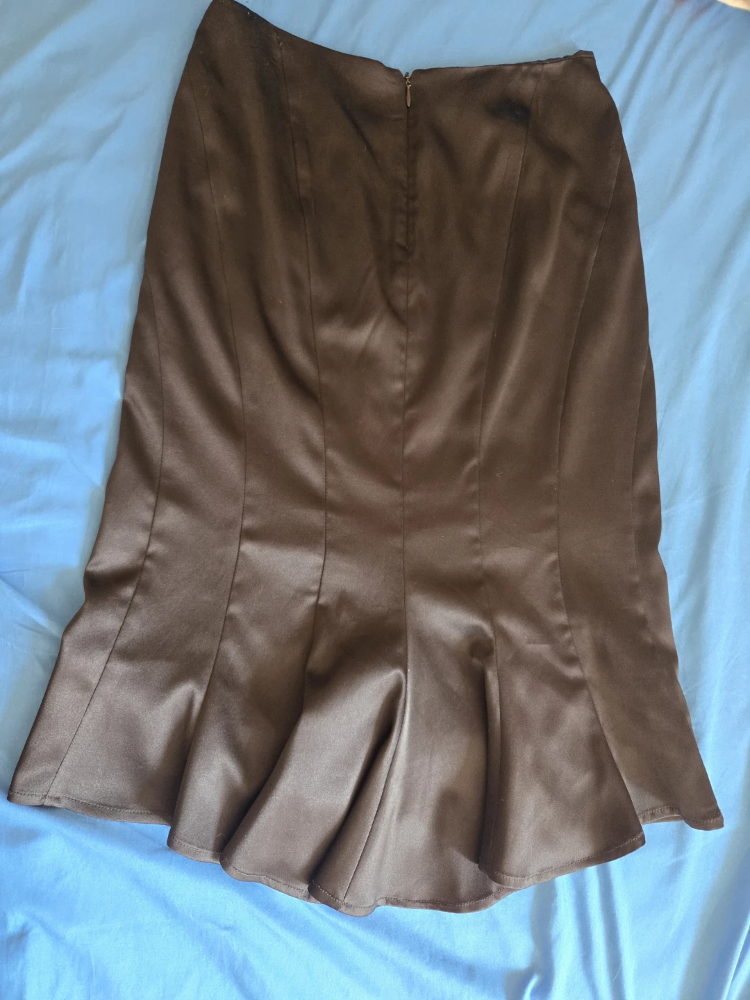 Esprit Black Satin Skirt - photo 4