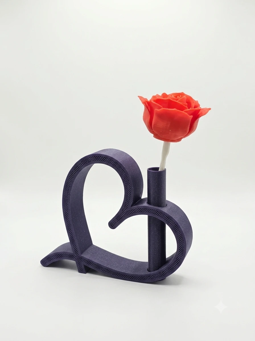 Desk decoration vase flower