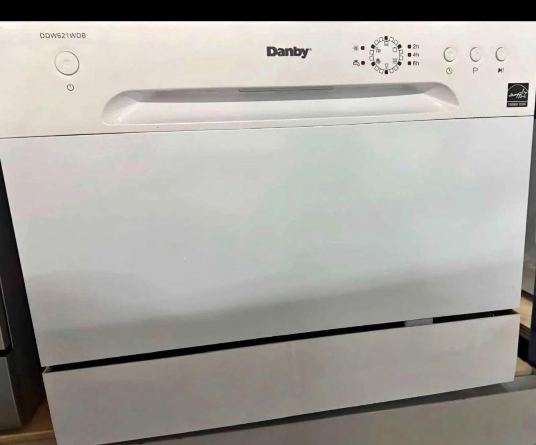 Danby Compact Countertop White Dishwasher Great Condition