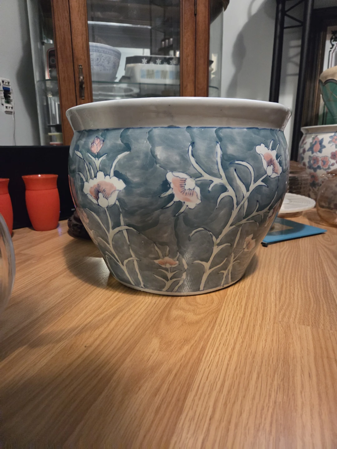 Ceramic plant pot.  One big one small.