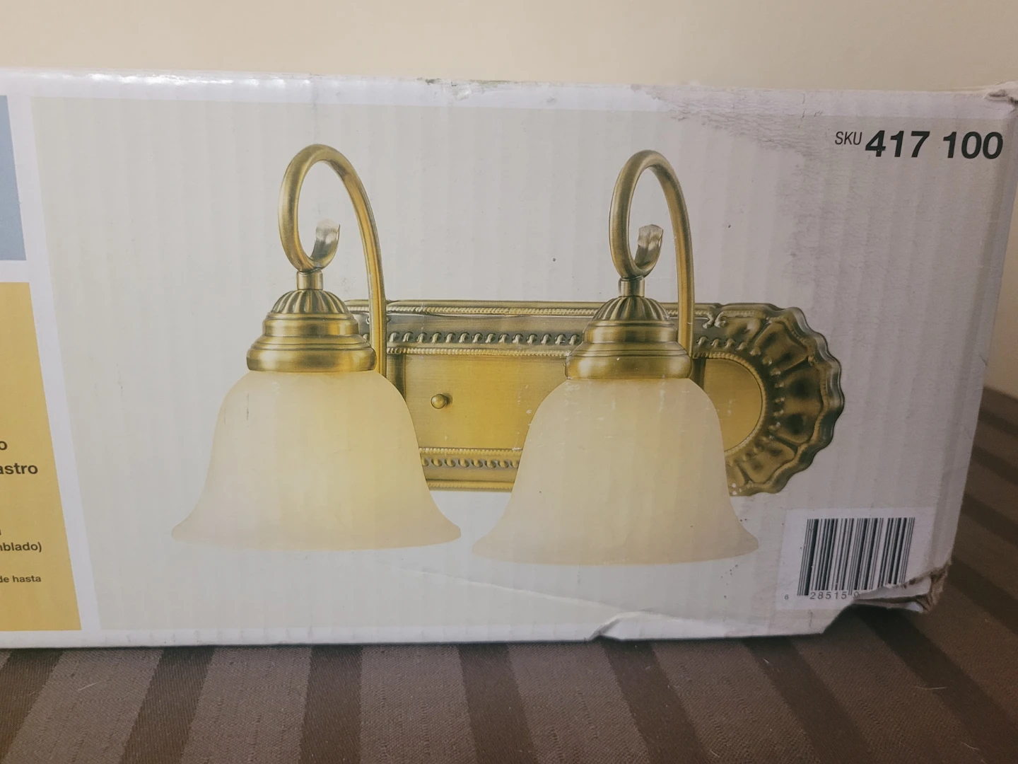 Hampton Bay Vanity Fixture - Antique Brass Finish - photo 2
