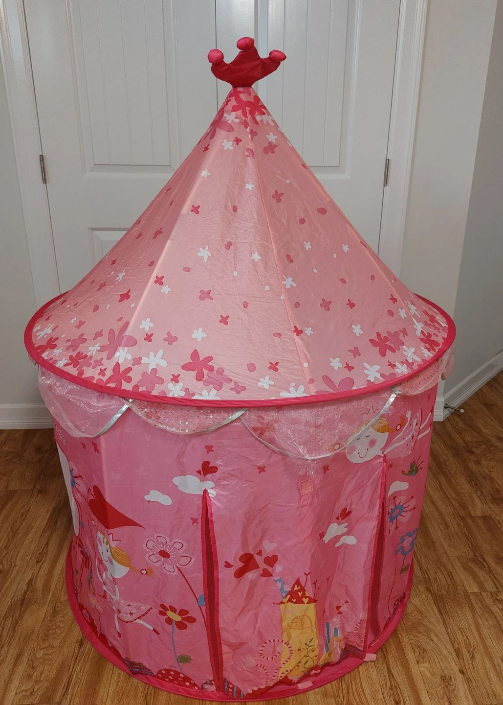Kids Pink Castle Play Tent – My Little Princess