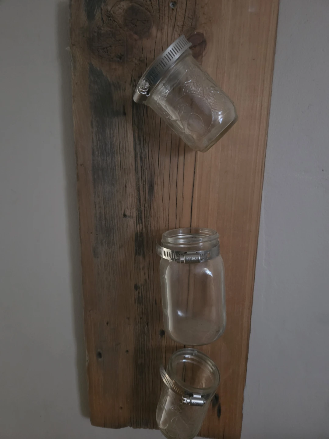 Wooden Spice Rack with 3 Glass Jars - photo 2