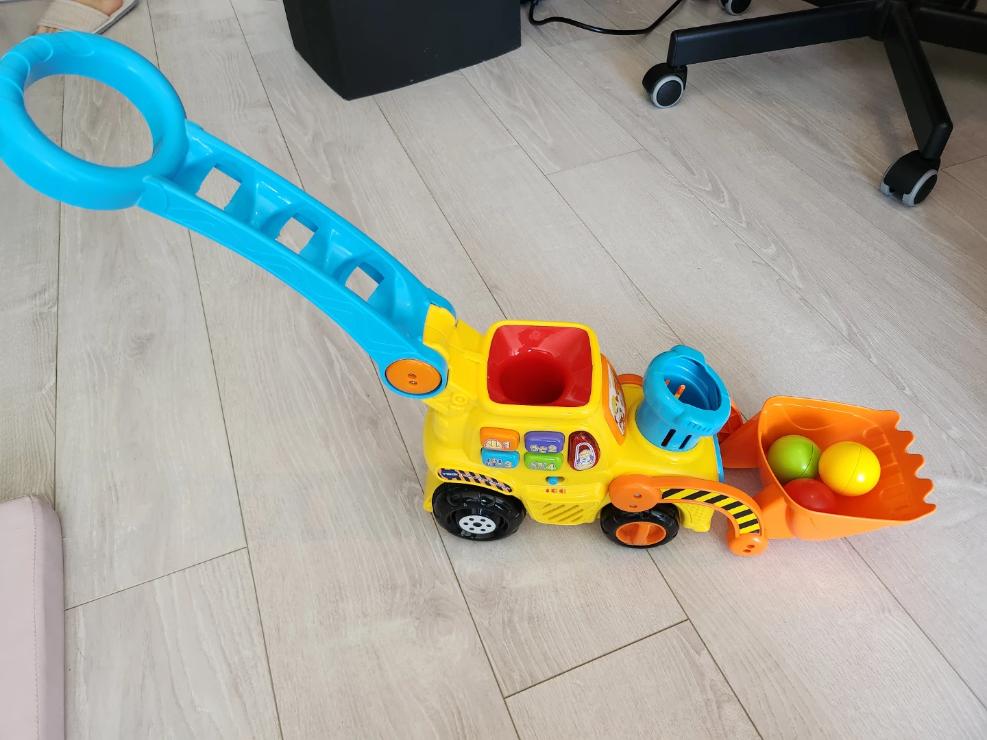 VTech Push & Pop Bulldozer Toy