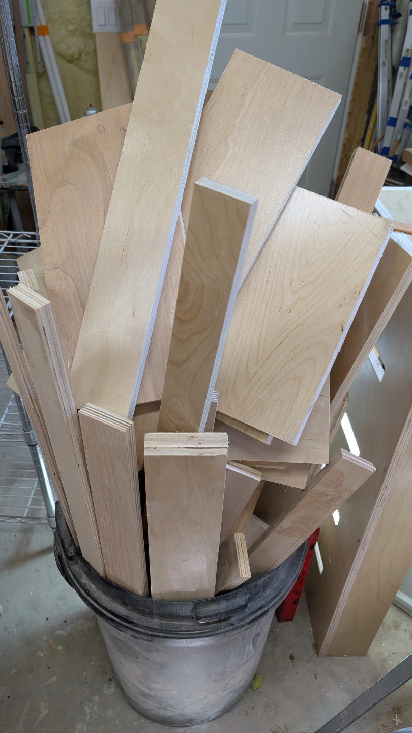 Scrap Plywood and Lumber Pieces
