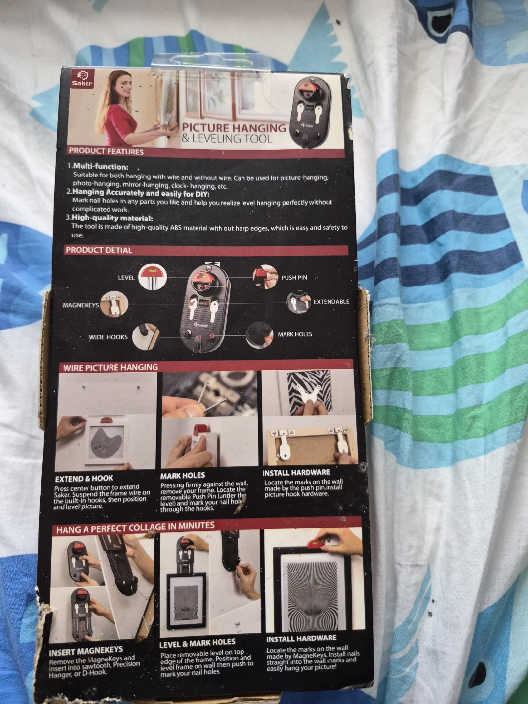 Saker Picture Hanging & Leveling Tool - photo 2