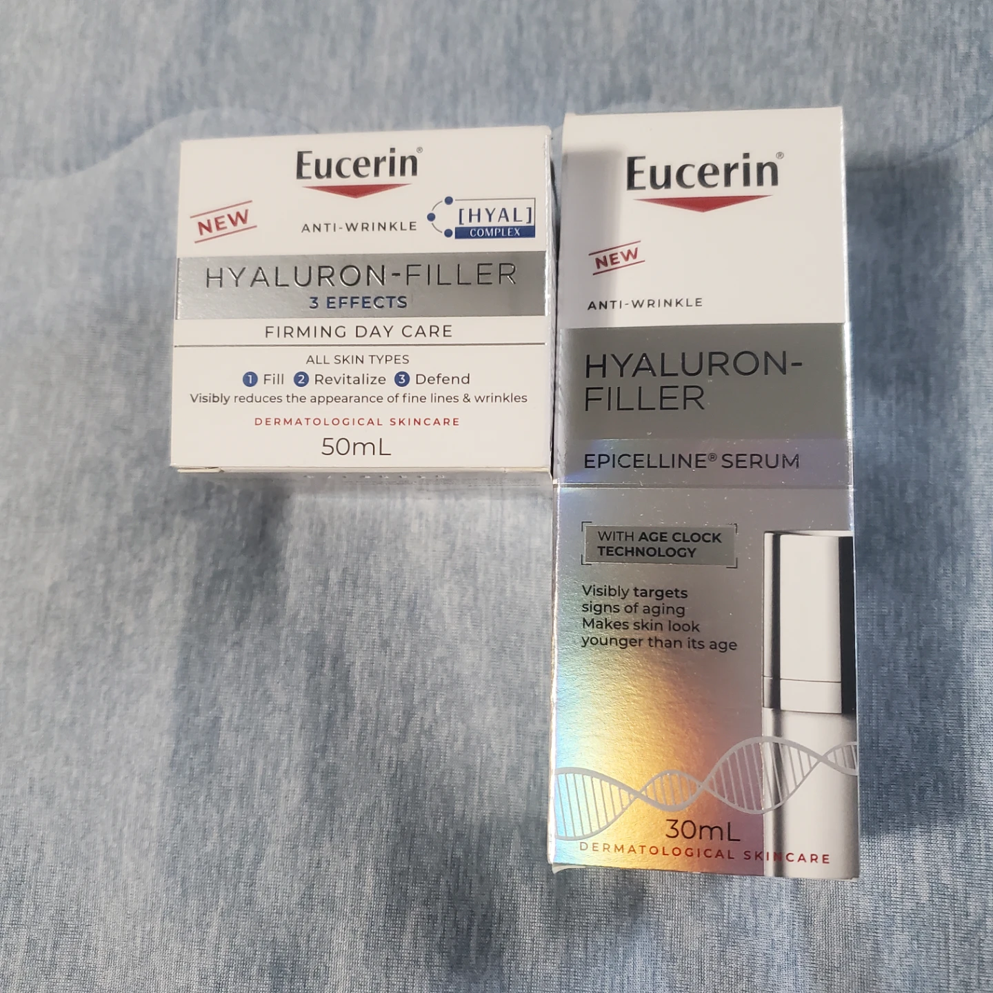 Eucerin Hyaluron-Filler Firming Day Care & EpiceFine Serum