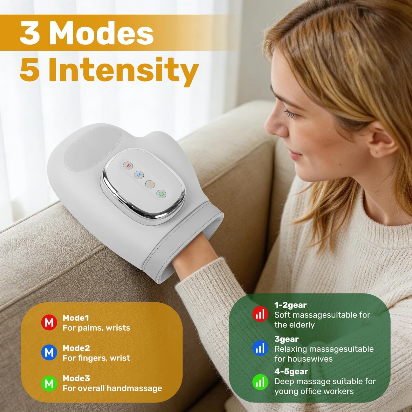 NEW Hand Massager with Heat and Compression - photo 2