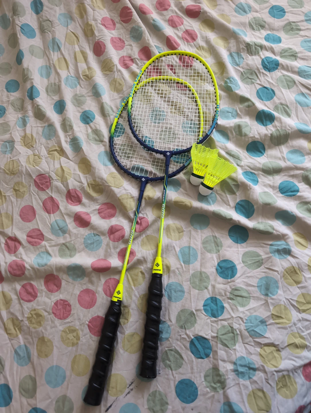 IN GAME Badminton Racket Set with 2 Shuttlecocks - photo 2