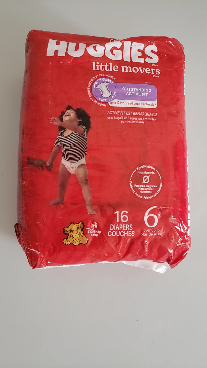 Huggies Little Movers Diapers Size 6 (16 Count)