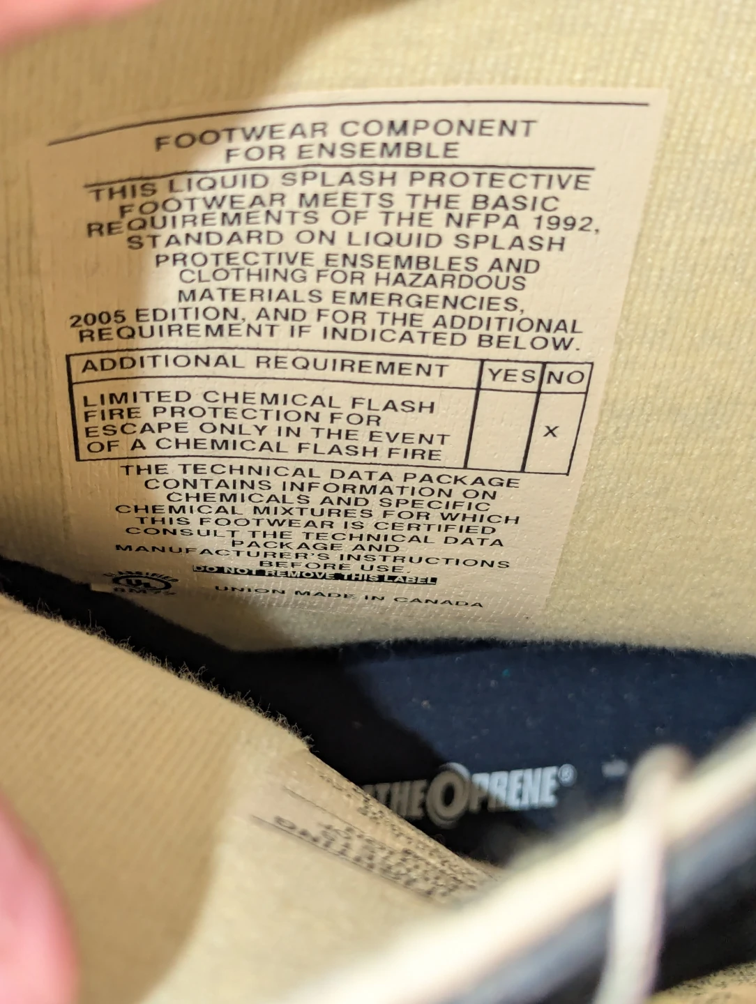 🔥 OBO: AirBoss Defense Structural Firefighting Boots – BRAND NEW - photo 5