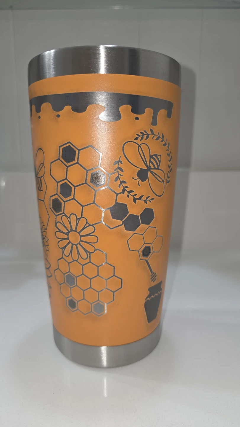 Orange Bee 20oz Tumbler