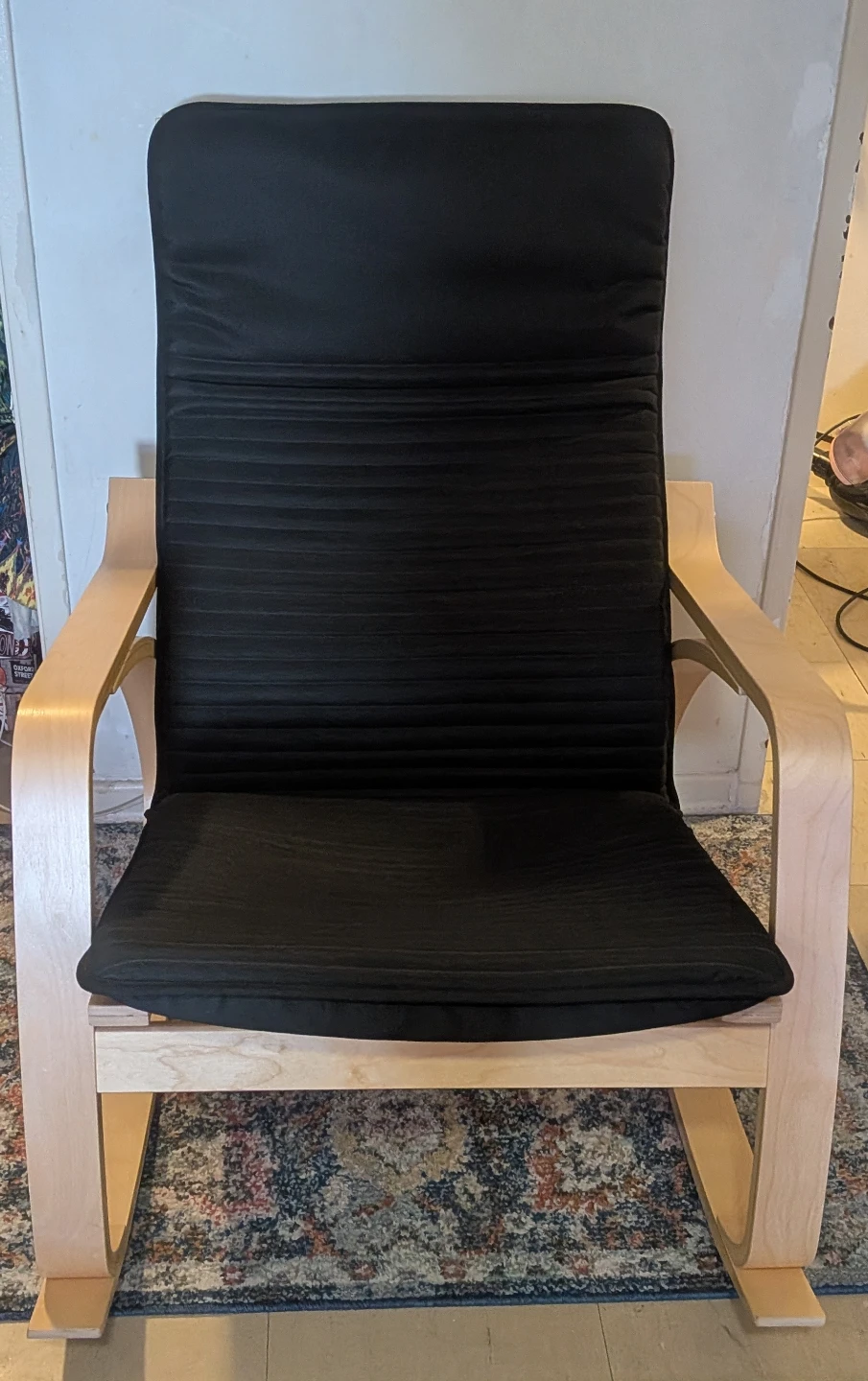 IKEA Poäng Rocking Chair - Black