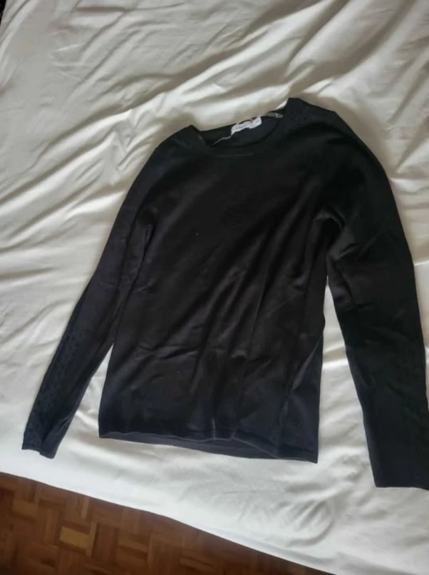 Black long sleeve sweater