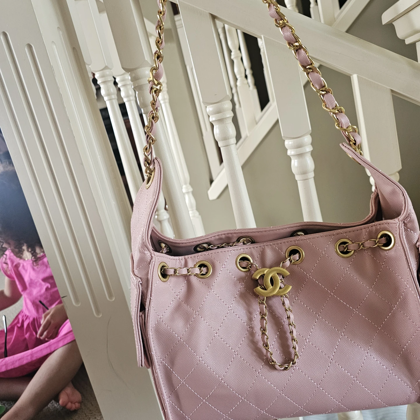Pink Chanel Bucket Bag - photo 2