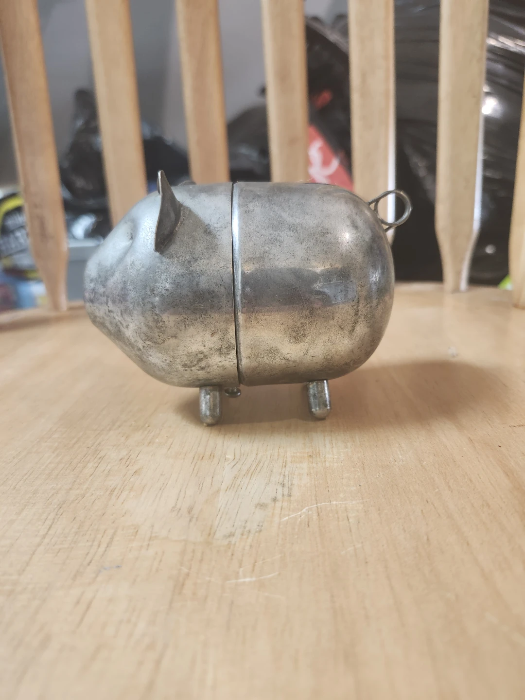 Vintage Metal Piggy Bank - photo 2
