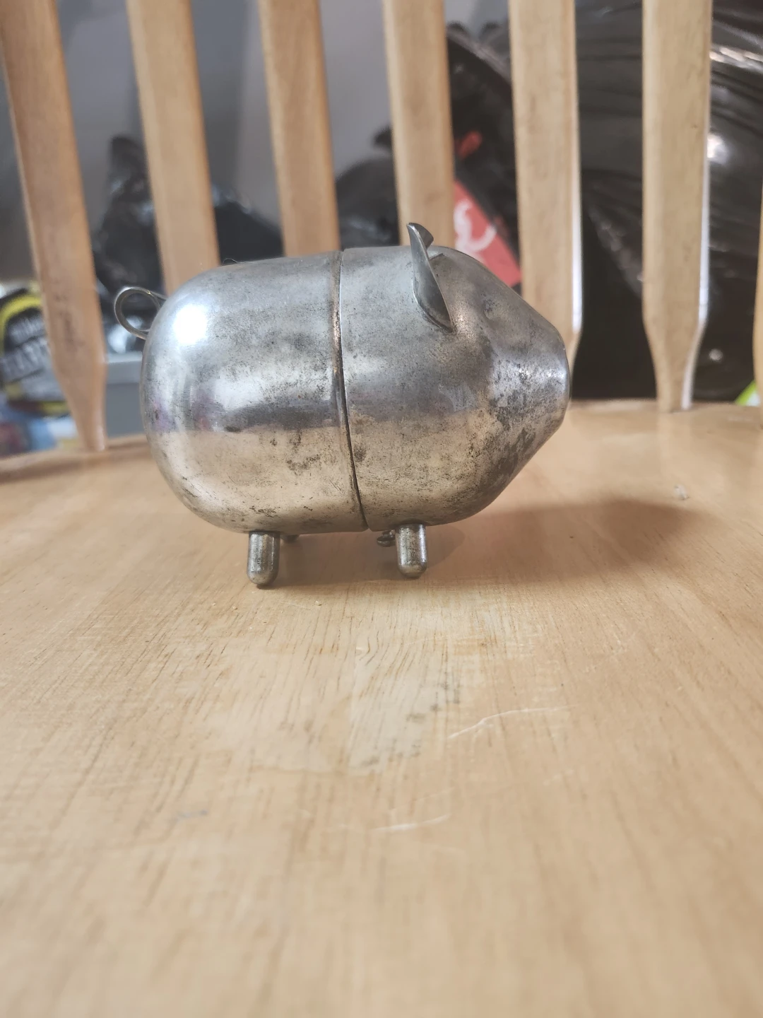 Vintage Metal Piggy Bank - photo 4