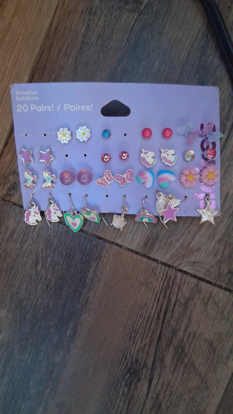 Claire's Sensitive Solutions 20 Pairs Earrings