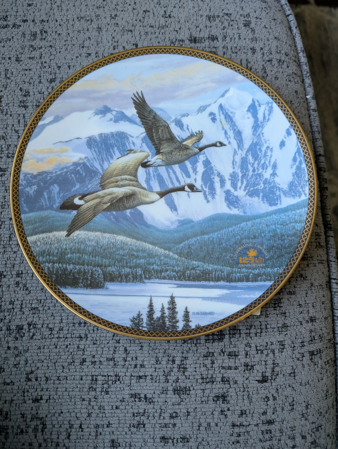 "The Return Home" Collector Plate by Alan Barnaby