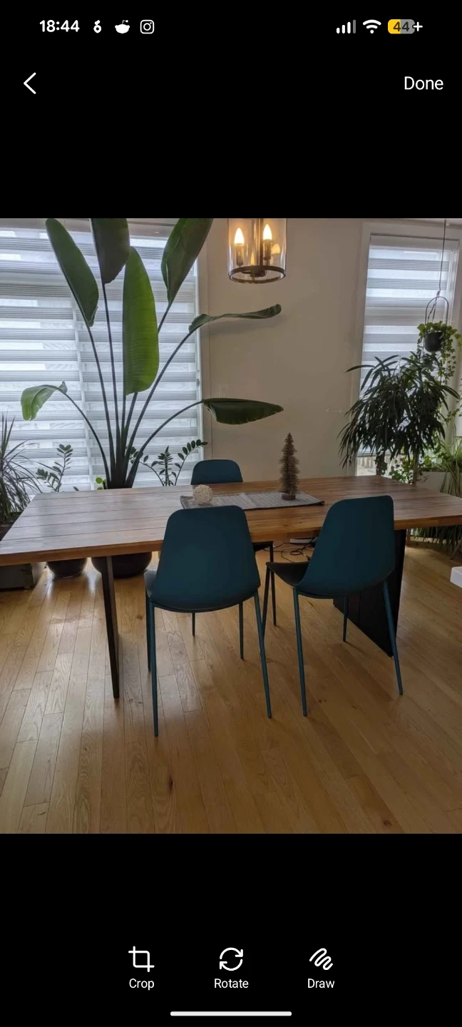 Article Blue Plastic Dining Chairs (Set of 3) - photo 3