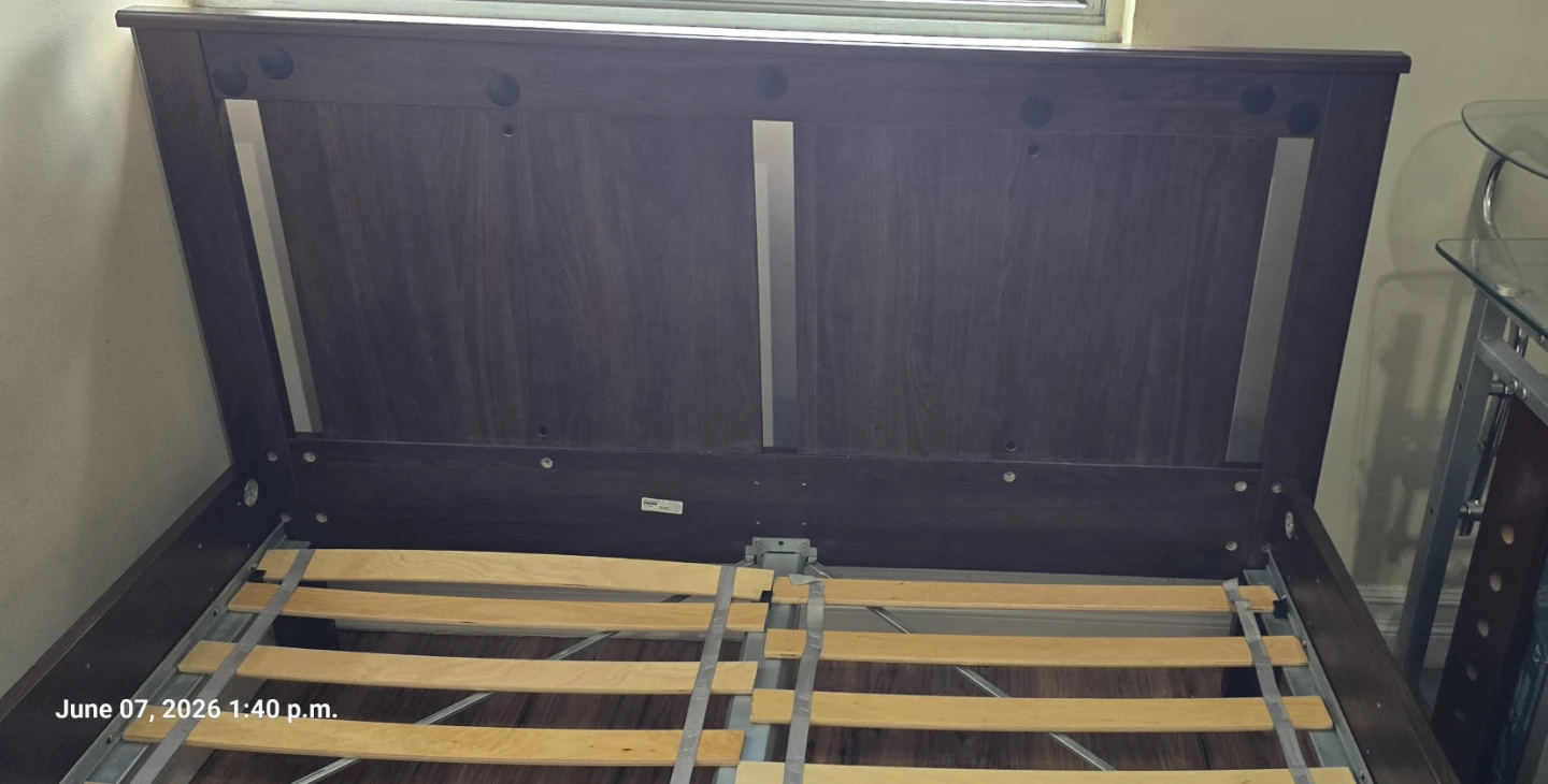 IKEA SONGESAND Full/Double Bed Frame, Brown - photo 3