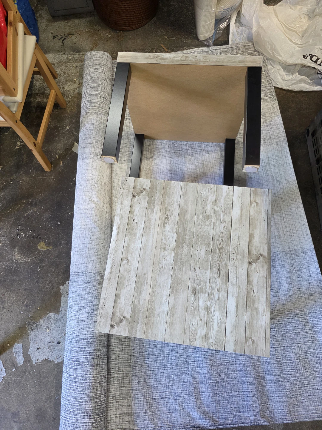 2  Tables with Black Legs