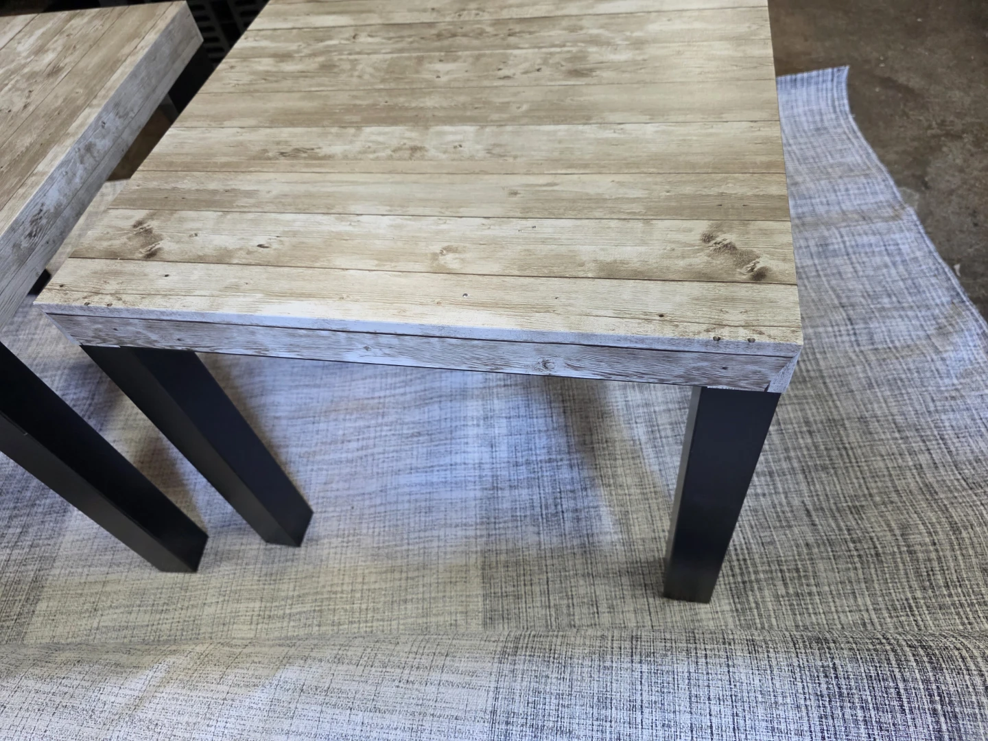 2  Tables with Black Legs - photo 2