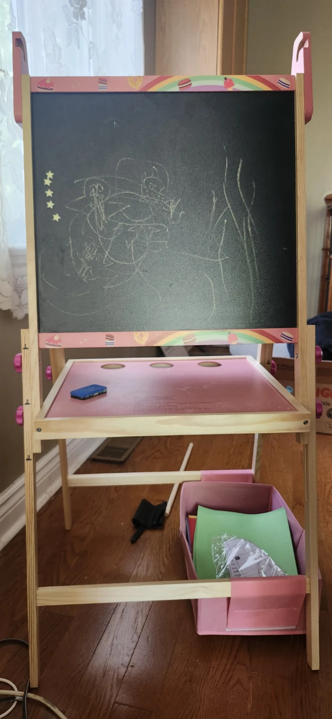 Kids Double-Sided Easel with Magnets