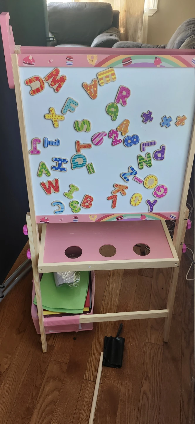 Kids Double-Sided Easel with Magnets - photo 2