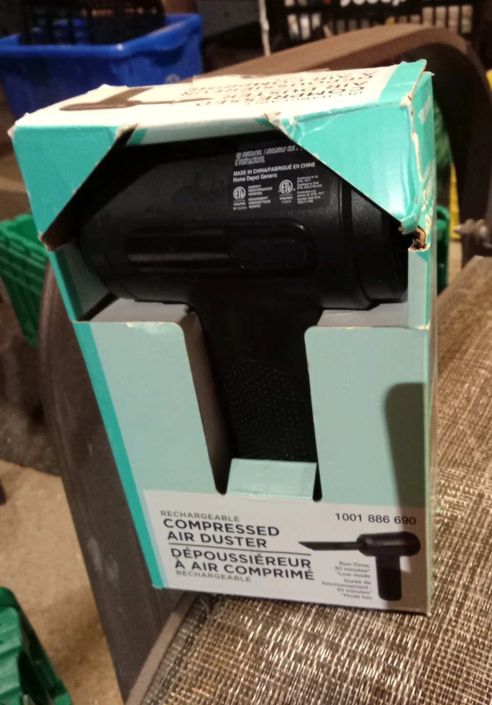 Rechargeable Compressed Air Duster