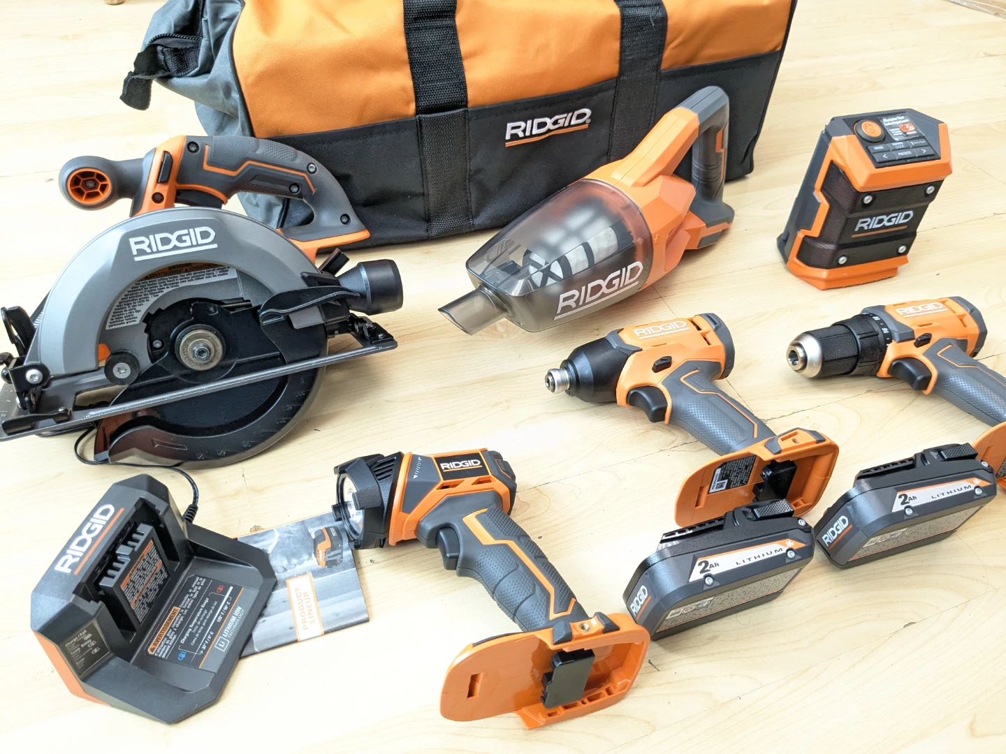 18V RIDGID Cordless 6 TOOL Contractor Set - photo 4