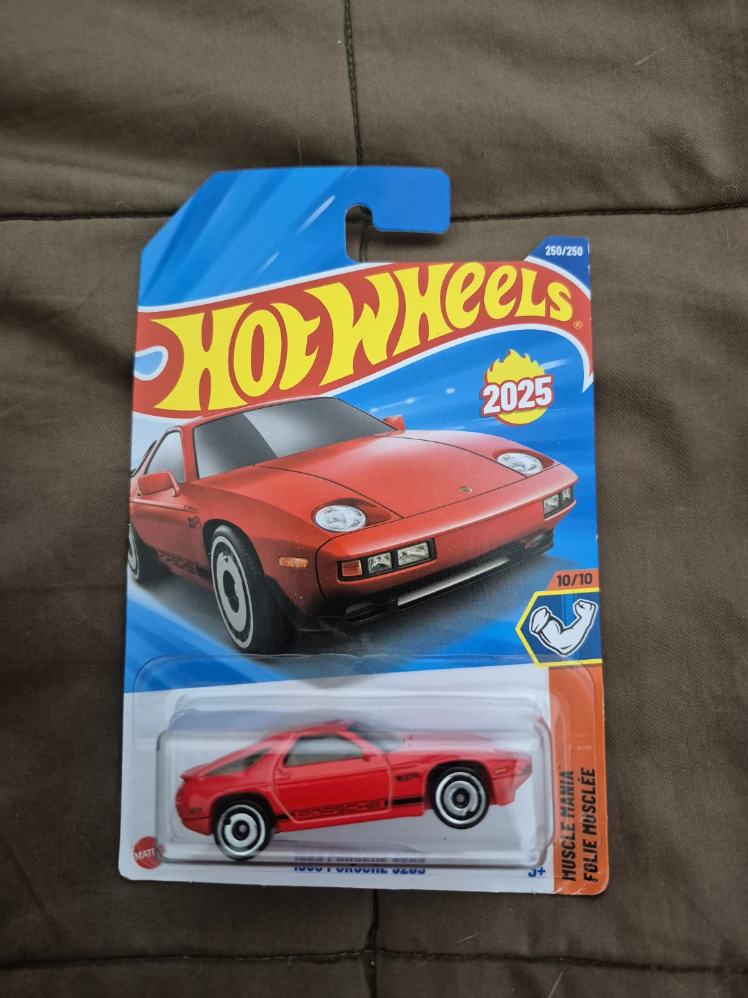 Hot Wheels 2025 Muscle Mania 1989 Porsche 928 Red Toy Car