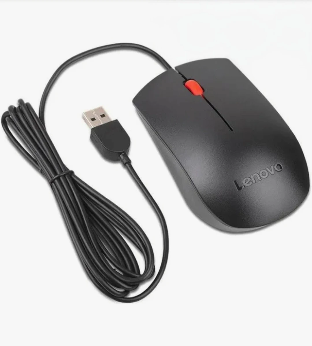 Lenovo Black USB Wired Mouse