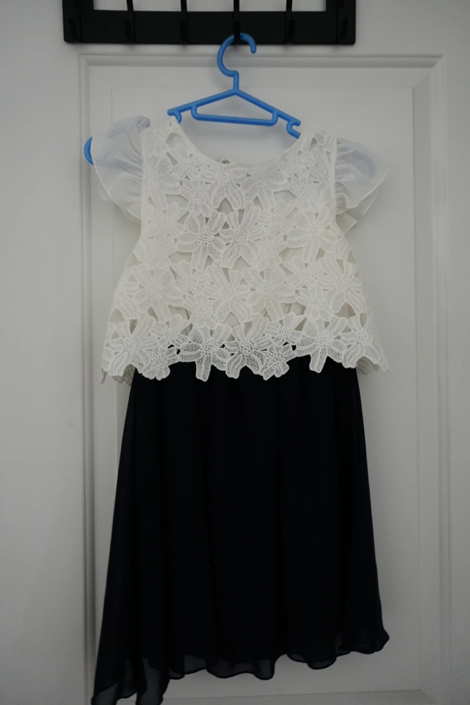 Canteen Kids Dress - White Lace Top - Size 130cm