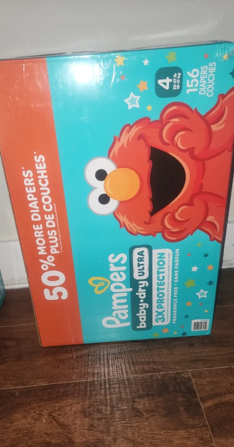 Pampers Baby-Dry Ultra Diapers Size 4 - 156 Count