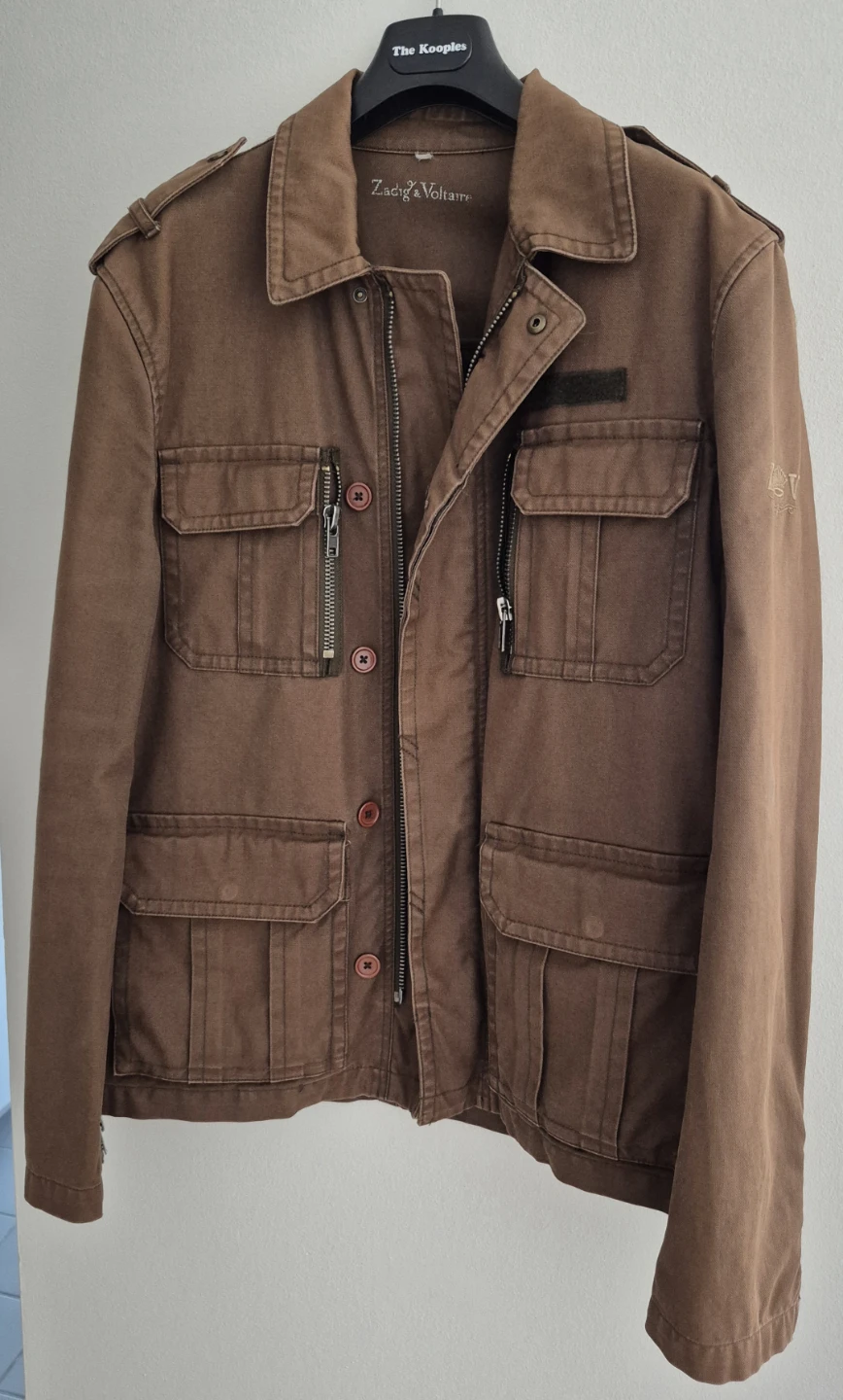 Zadig & Voltaire Brown kaki Utility Jacket - photo 3