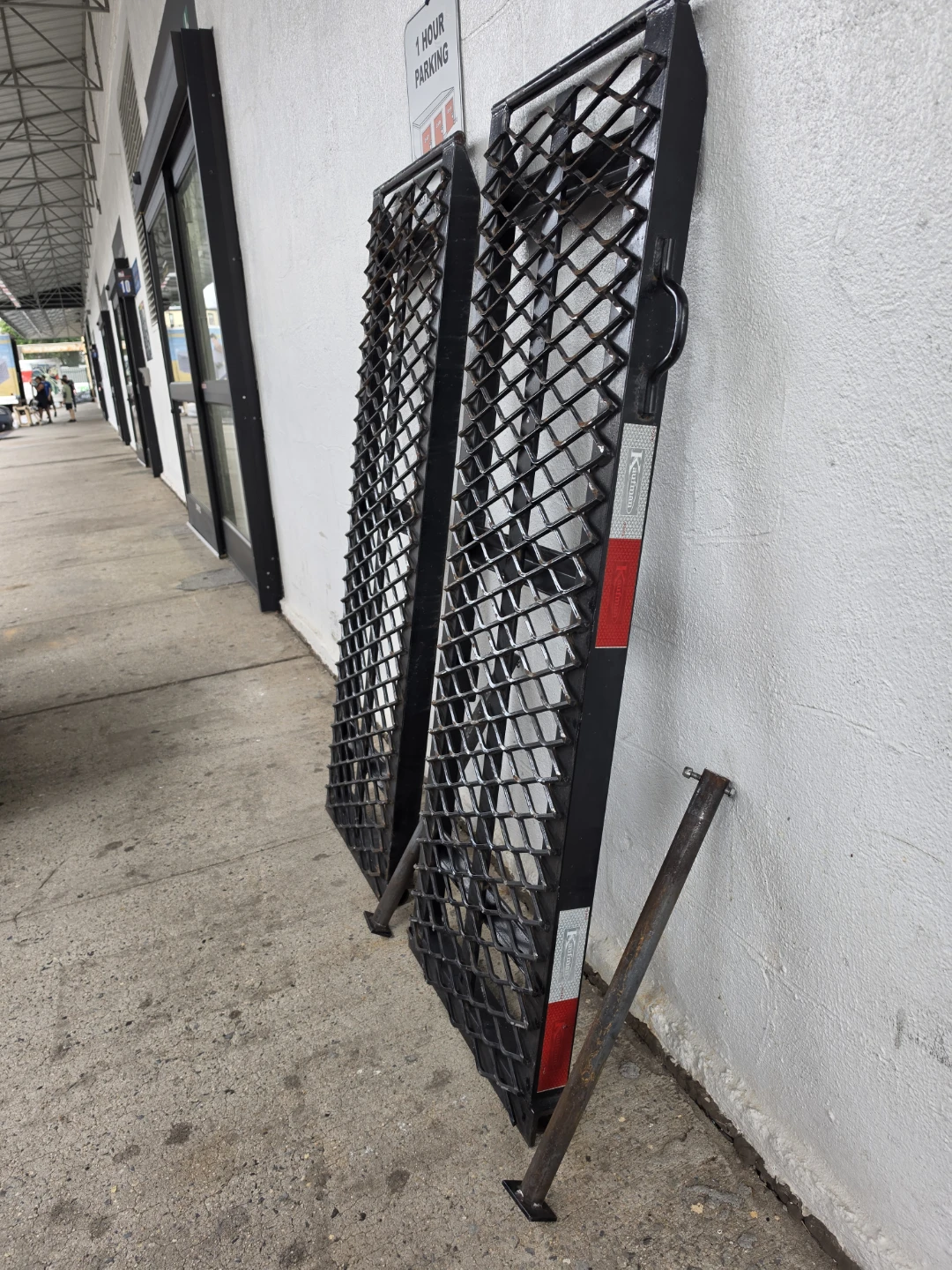 Pair of Black Metal Loading Ramps - photo 4