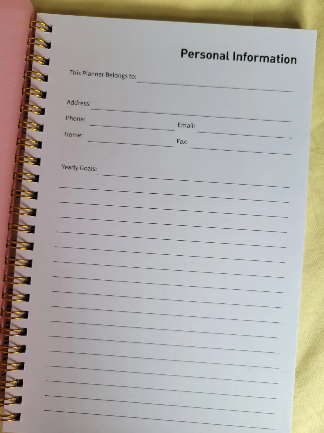 Pink Budget Planner and Debt Tracker Notebook - photo 4