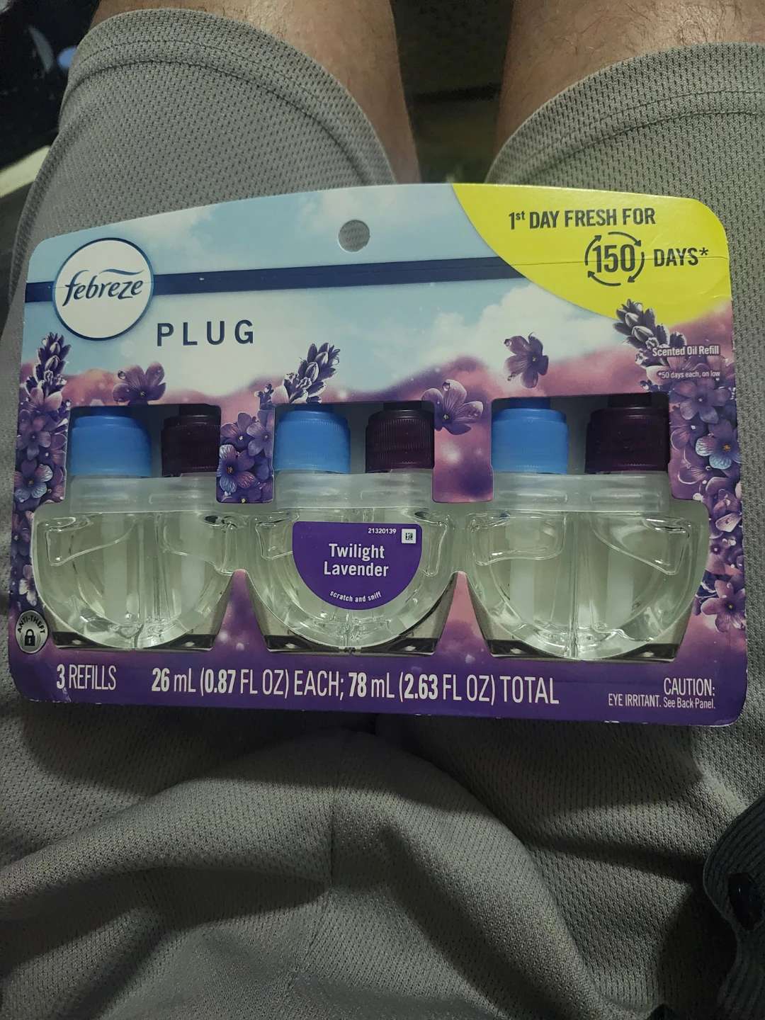Febreze Plug Scented Oil Refills - Twilight Lavender (3 Pack)