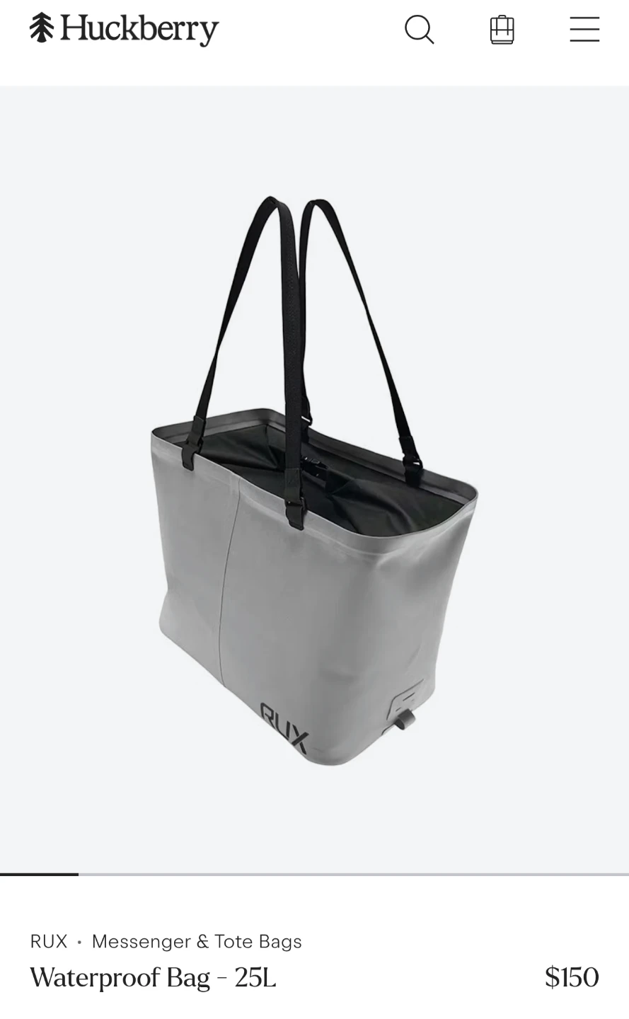 RUX Waterproof tote bag