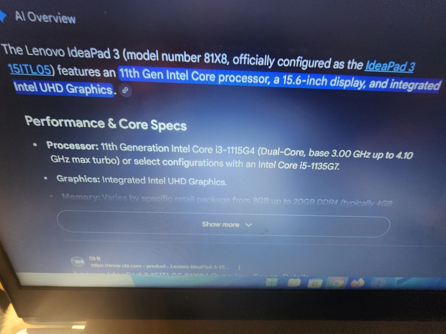 Lenovo IdeaPad 3 15ITL05 Laptop - photo 2