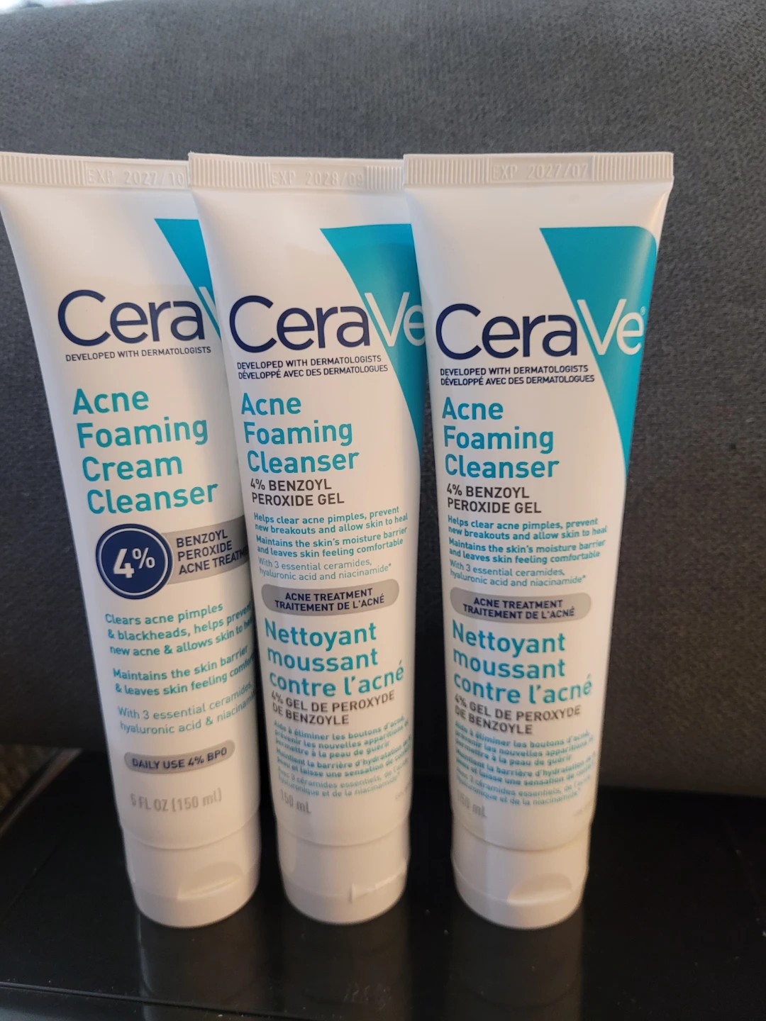 CeraVe Acne Foaming Cream Cleanser (3 Pack)