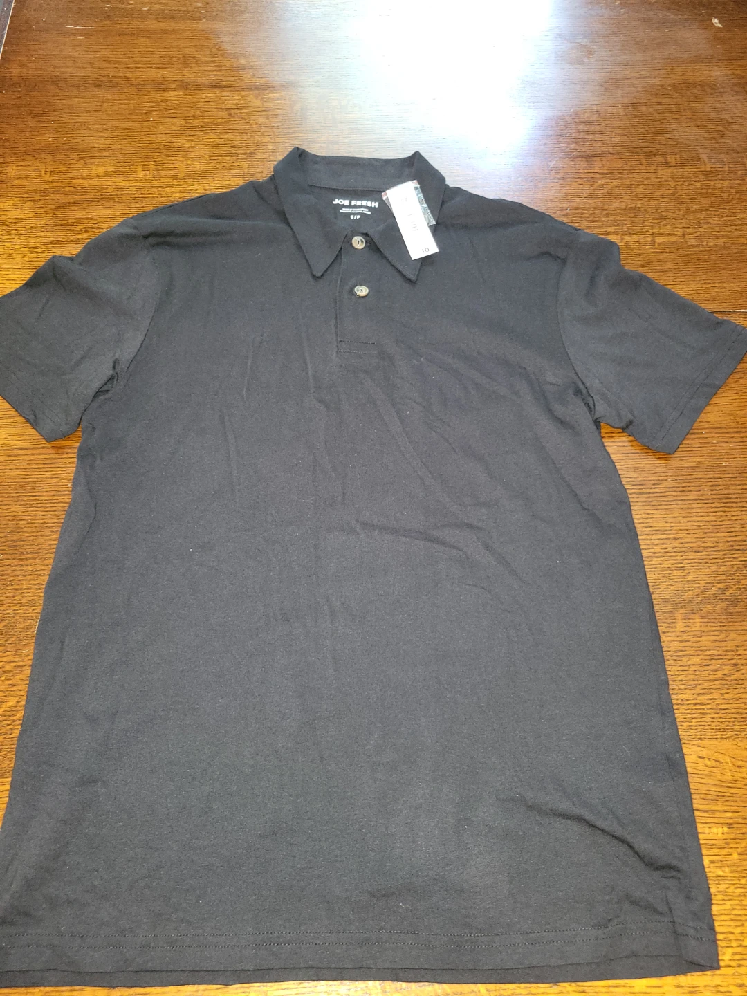 Joe Fresh Black Polo Shirt Size S/P