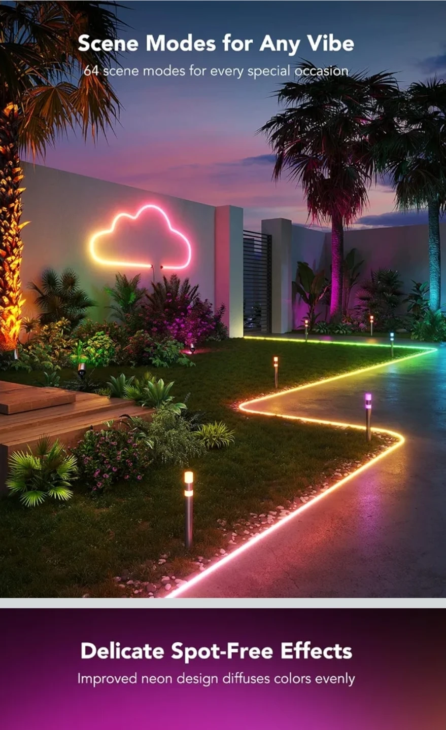 Govee RGBIC Outdoor Neon Rope Light - photo 3