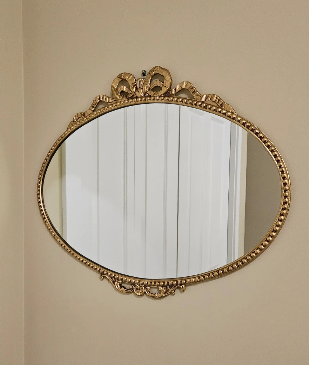 Vintage Decorative Mirror - Gold Finish