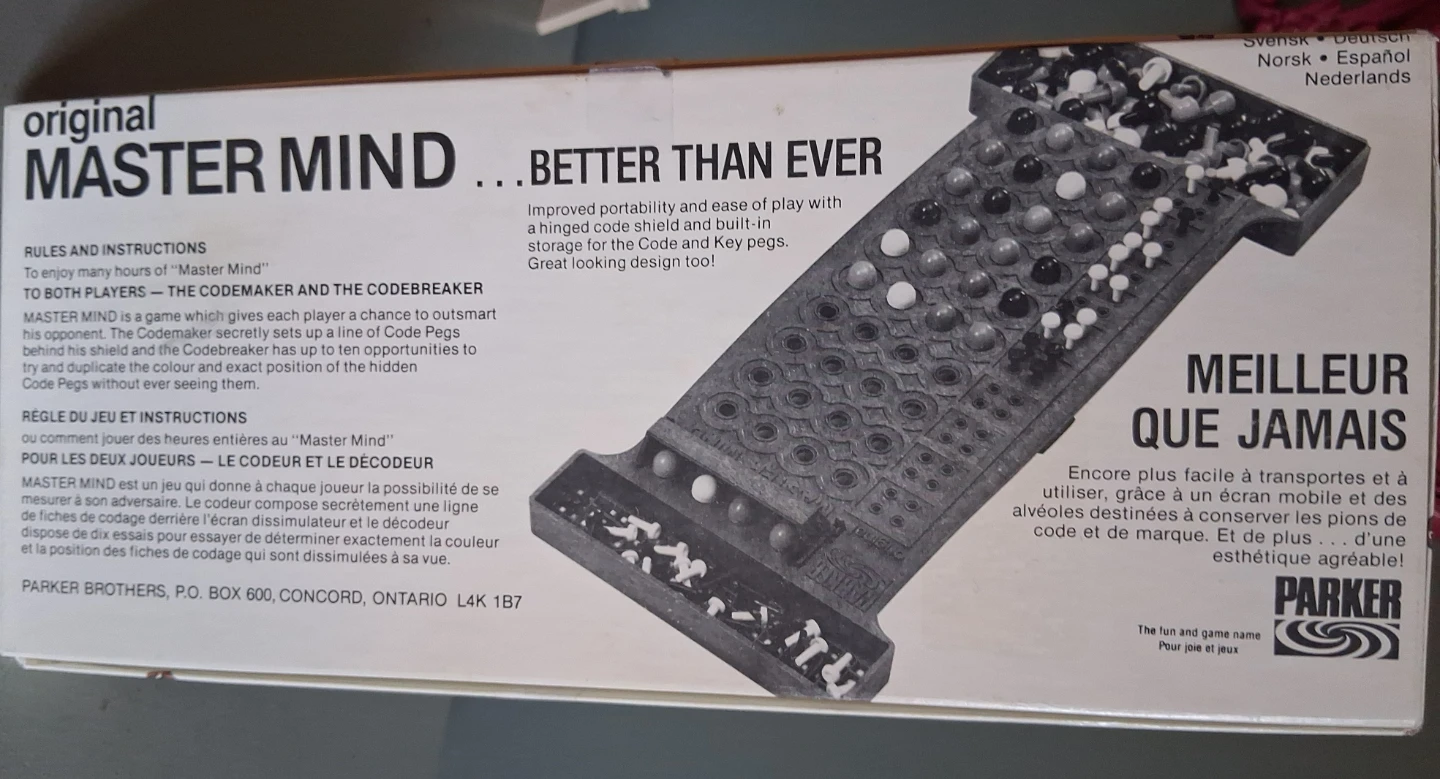 Original Master Mind Game by Parker Brothers - photo 2